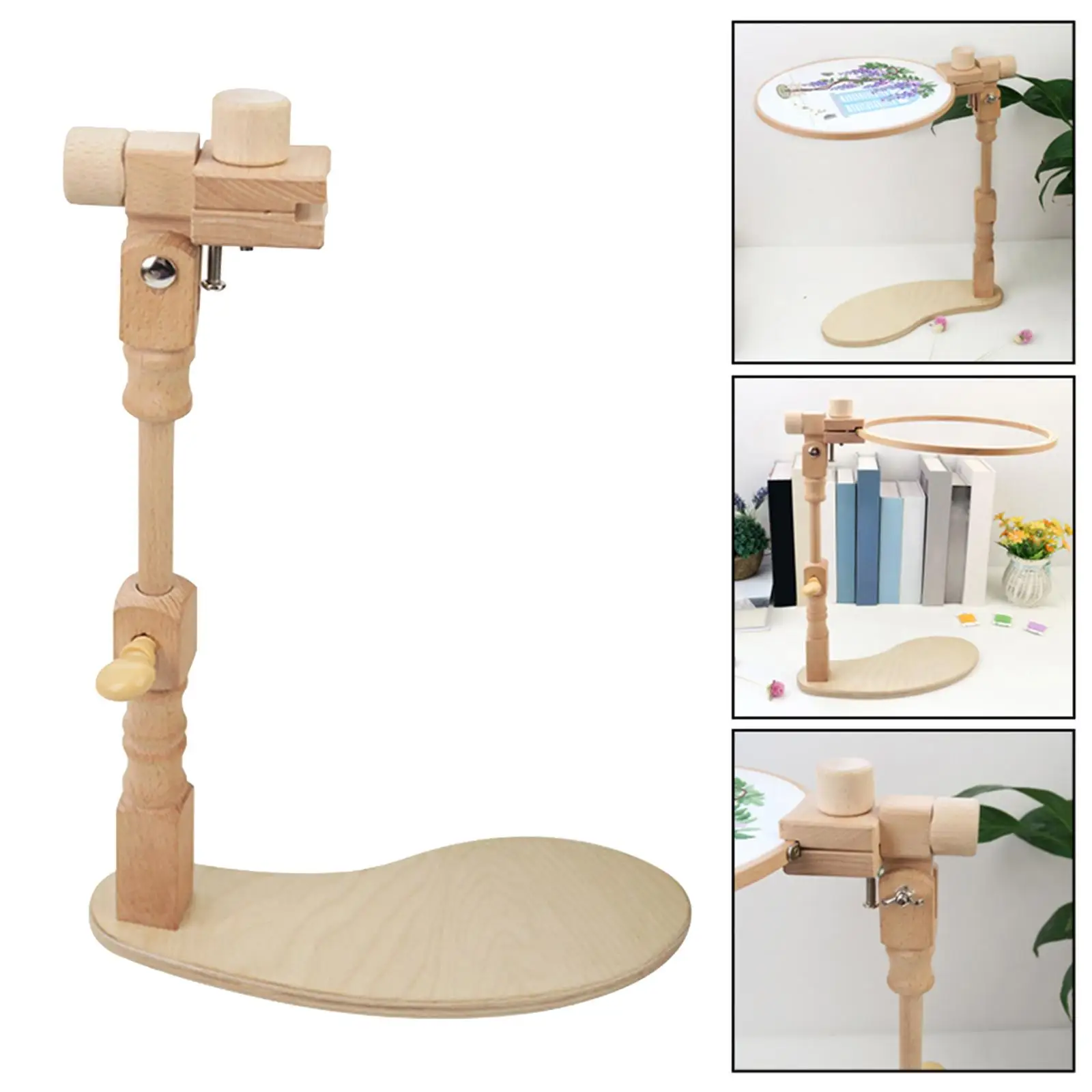 Adjustable Wooden Embroidery Lap Stand Tapestry Frame Cross Stitch Rack Holder DIY Sewing Hoop Equipment for Beginner
Adjustable Wooden Embroidery Lap Stand Tapestry Frame Cross Stitch Rack Holder DIY Sewing Hoop Equipment for Beginner