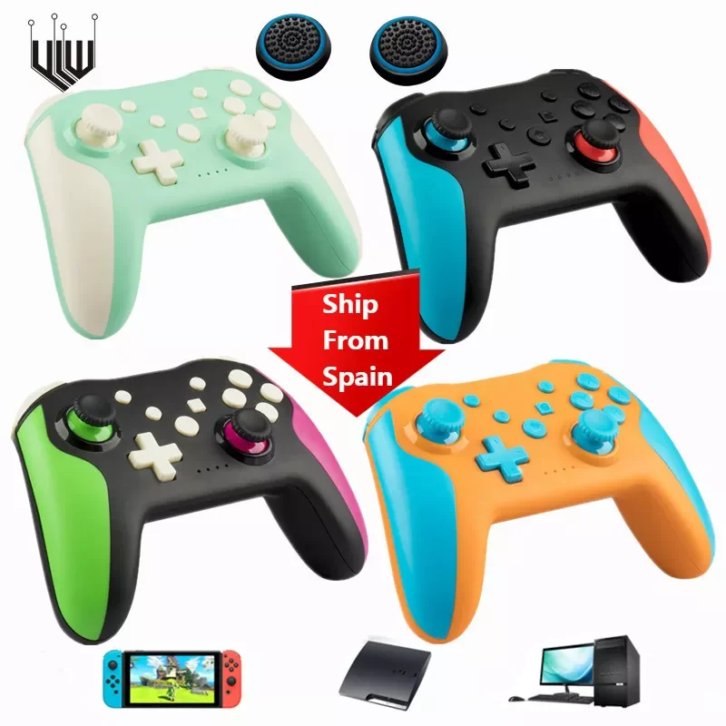 Wireless Bluetooth Gamepad For Nintedo Switch Console 6Axis Dual Vibration Joystick To NS Switch Pro Controller pro
Wireless Bluetooth Gamepad For Nintedo Switch Console 6Axis Dual Vibration Joystick To NS Switch Pro Controller pro