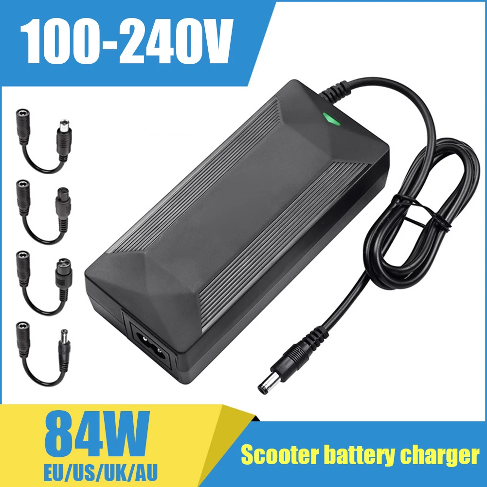 42V 2A Power Adapter Electric Scooter Charger Lithium Battery Charger With 4 Connector Adapter For 36V Electric Scooters
42V 2A Power Adapter Electric Scooter Charger Lithium Battery Charger With 4 Connector Adapter For 36V Electric Scooters