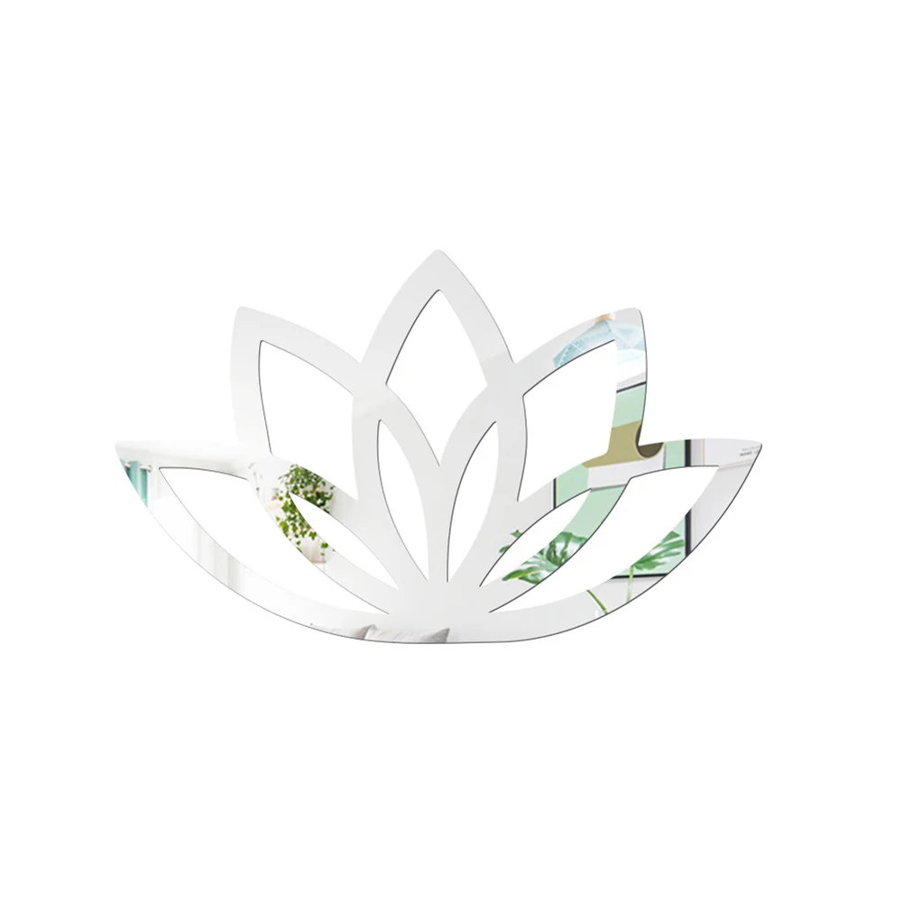 3D Openwork Lotus Mirror Acrylic Wall Sticker Waterproof Anti-corrosion For Bathroom Living Room Decal Home Decoration
3D Openwork Lotus Mirror Acrylic Wall Sticker Waterproof Anti-corrosion For Bathroom Living Room Decal Home Decoration