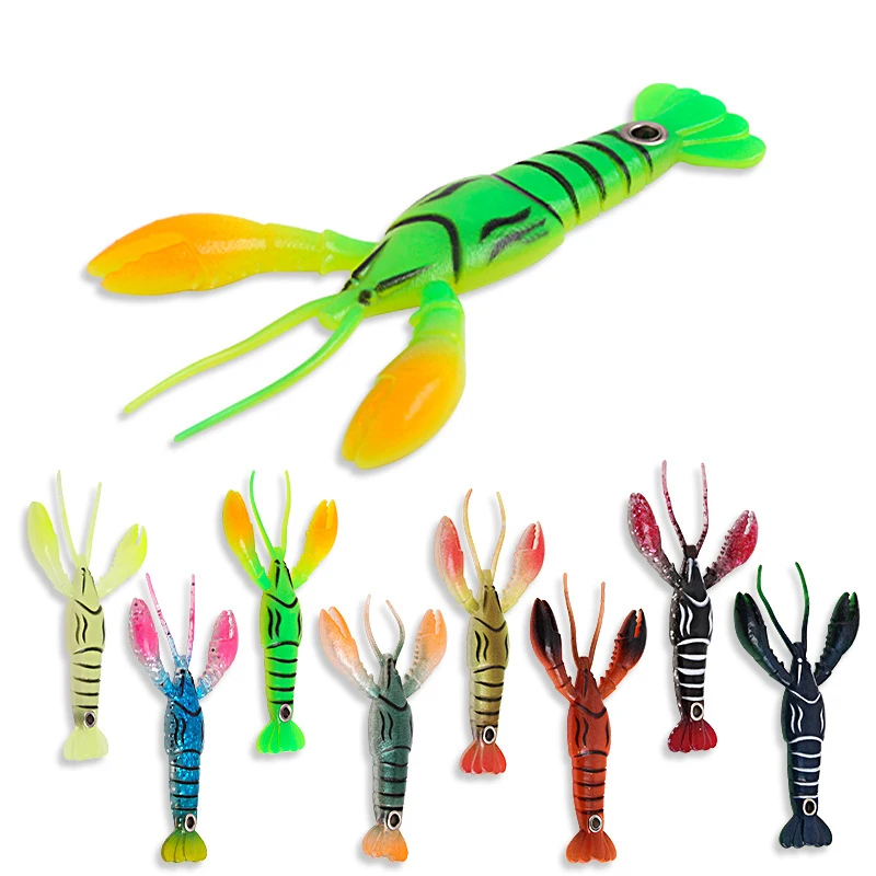 1pcs Shrimp Silicone Soft Bait 83mm 5.5g with Hooks Fishing Lure Perch mandarin fish bait Artificial Wobblers Tackle 
1pcs Shrimp Silicone Soft Bait 83mm 5.5g with Hooks Fishing Lure Perch mandarin fish bait Artificial Wobblers Tackle