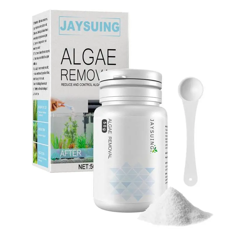 50g Algae Remover for Ponds Agent with Spoon Water Feature Cleaner Aquarium Moss Remover Purification Sludge Destroyer
50g Algae Remover for Ponds Agent with Spoon Water Feature Cleaner Aquarium Moss Remover Purification Sludge Destroyer
