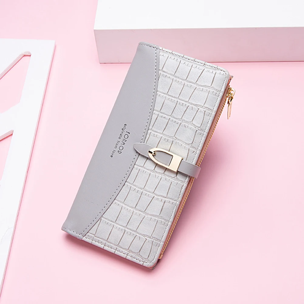 2022 New Ladies Crocodile Pattern Long Clutches Wallet Zippered Buckle Long Clutches Wallet for Women Girls
2022 New Ladies Crocodile Pattern Long Clutches Wallet Zippered Buckle Long Clutches Wallet for Women Girls