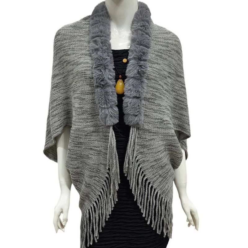 Вязаный шарф с кисточками для девочек, кардиган, Женская Вязаная Шаль, воротник из искусственного меха, зимнее теплое пальто, верхняя одежда, Модный женский свитер
Вязаный шарф с кисточками для девочек, кардиган, Женская Вязаная Шаль, воротник из искусственного меха, зимнее теплое пальто, верхняя одежда, Модный женский свитер