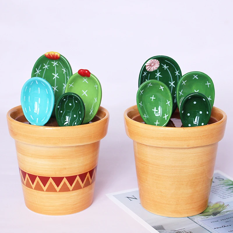 Cute Ceramic Spoon Rice Cactus Scale Spoon Creative Baking Measuring Spoon Household Spoon Kitchen Gadgets with Base 2022
Cute Ceramic Spoon Rice Cactus Scale Spoon Creative Baking Measuring Spoon Household Spoon Kitchen Gadgets with Base 2022