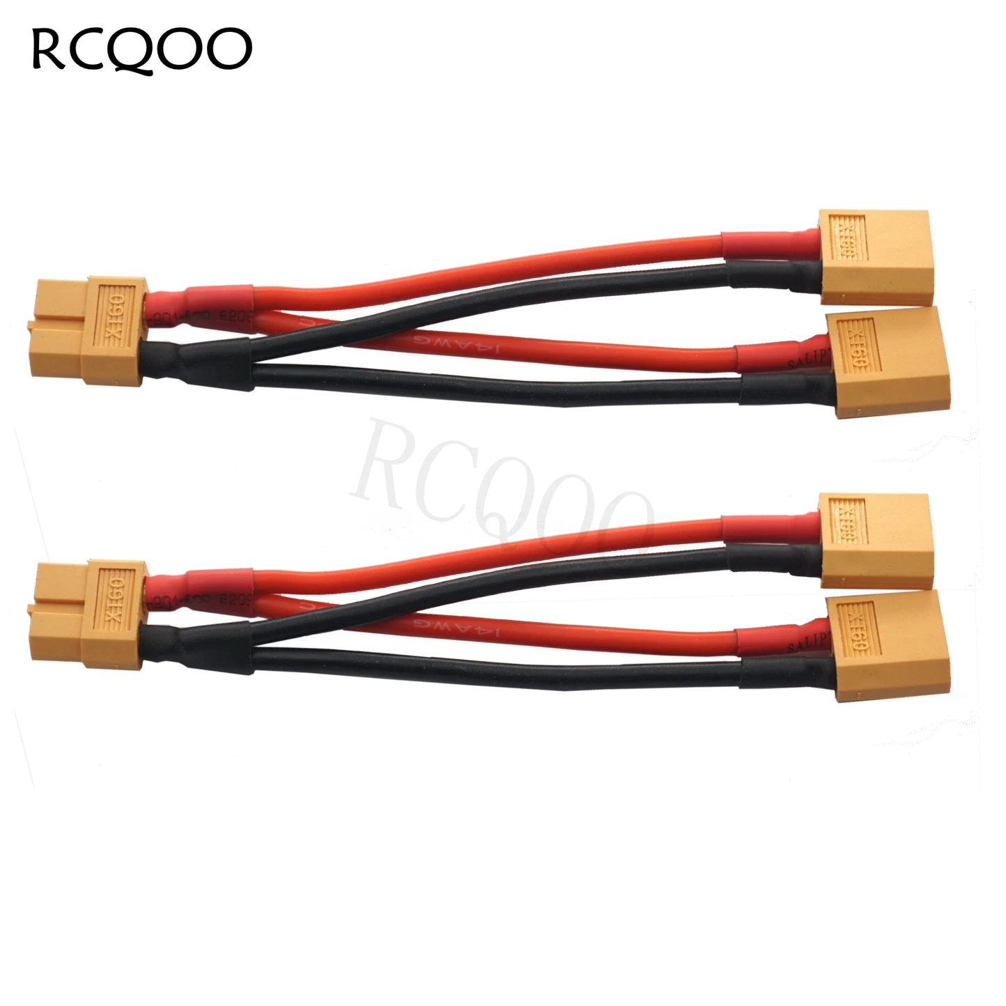 2PCS 14AWG XT60 Parallel Battery Connector 2-Male to 1-Female XT-60 Cable Dual Extension Y Splitter Harness Adapter for RC
2PCS 14AWG XT60 Parallel Battery Connector 2-Male to 1-Female XT-60 Cable Dual Extension Y Splitter Harness Adapter for RC