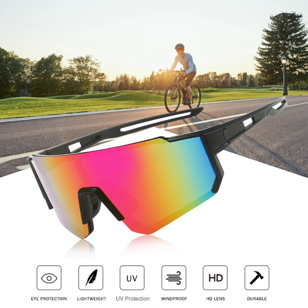 New Large Frame Sunglasses for Men and Women Outdoor Anti-ultraviolet Bicycle Driving UV400 Riding Glasses Eyewear Windproof
New Large Frame Sunglasses for Men and Women Outdoor Anti-ultraviolet Bicycle Driving UV400 Riding Glasses Eyewear Windproof