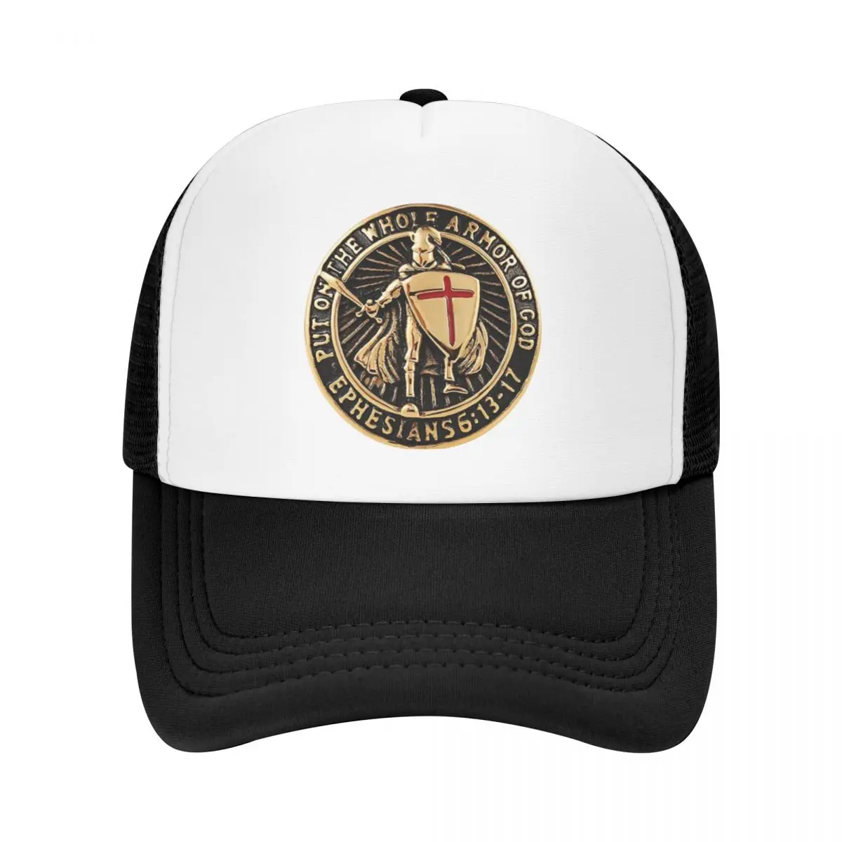 Punk Unisex Armor Of God Crusader Knight Trucker Hat Adult Templar Cross Adjustable Baseball Cap Men Women Hip Hop Snapback Caps
Punk Unisex Armor Of God Crusader Knight Trucker Hat Adult Templar Cross Adjustable Baseball Cap Men Women Hip Hop Snapback Caps