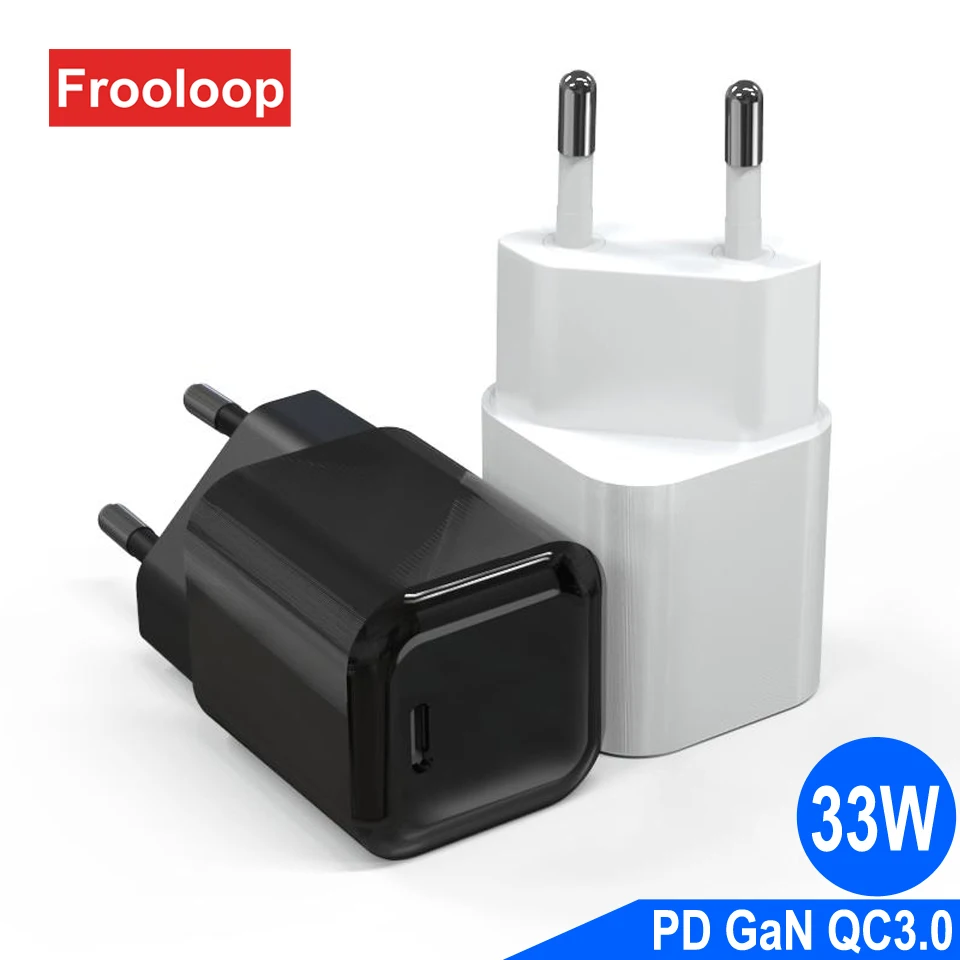 Frooloop 33W GaN PD Quick Charger USB C Type C Quick Charge 3.0 Fast Chager For iPhone 13 12 iPad Pro Air Samsung Xiaomi Tablet
Frooloop 33W GaN PD Quick Charger USB C Type C Quick Charge 3.0 Fast Chager For iPhone 13 12 iPad Pro Air Samsung Xiaomi Tablet