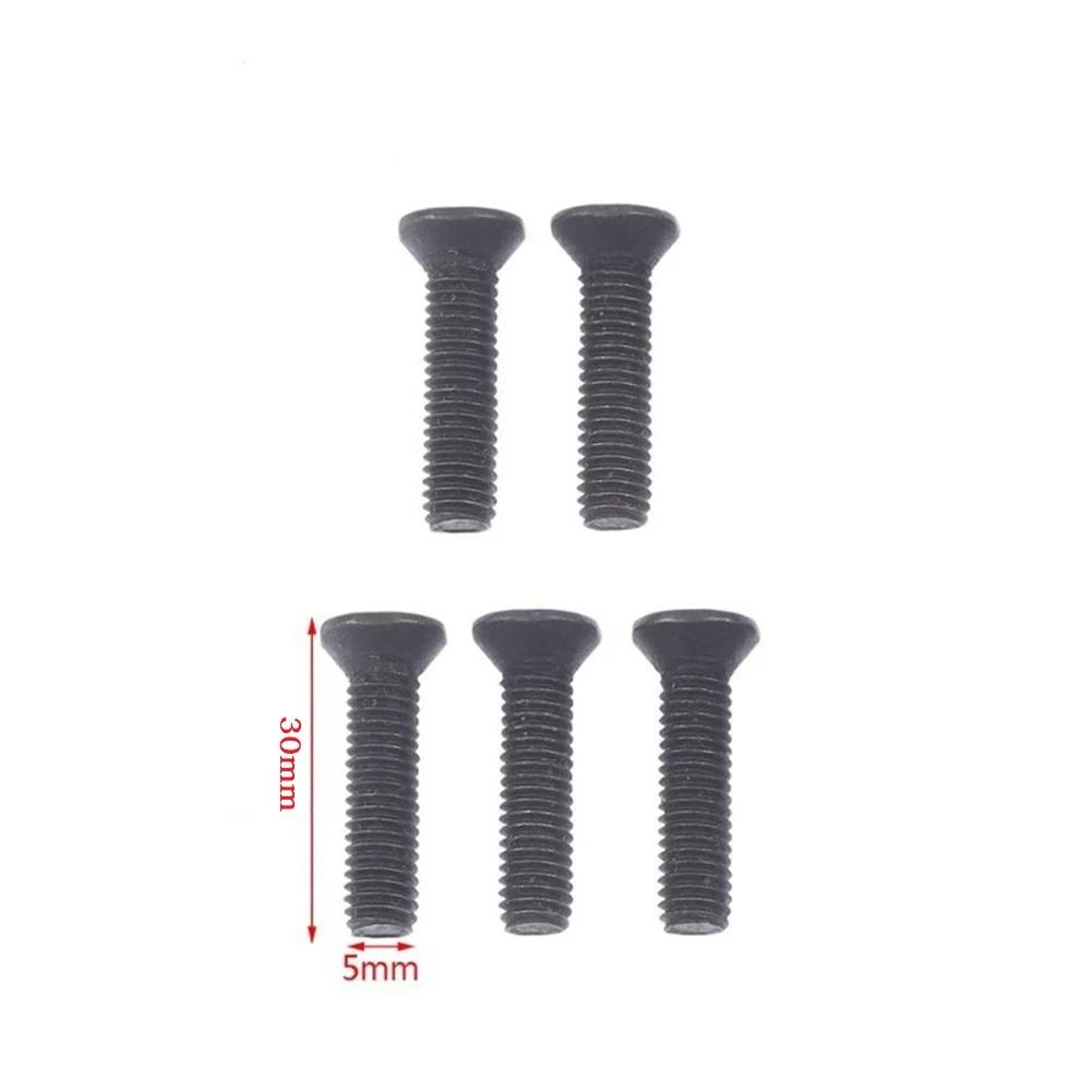 Brand New Screws Adapter 10pcs 3/8inch Black Drill Chuck Fixing Screw Left Hand Thread M5*30mm Shank Adapter Screw
Brand New Screws Adapter 10pcs 3/8inch Black Drill Chuck Fixing Screw Left Hand Thread M5*30mm Shank Adapter Screw