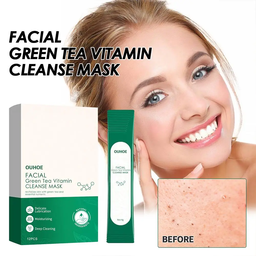 Green Tea Mask Face Mask Oil Control Moisturizing Deep Acne Cleansing Blackhead Pores Treatment Remove Box/12pcs Bright Mas F5Z2
Green Tea Mask Face Mask Oil Control Moisturizing Deep Acne Cleansing Blackhead Pores Treatment Remove Box/12pcs Bright Mas F5Z2
