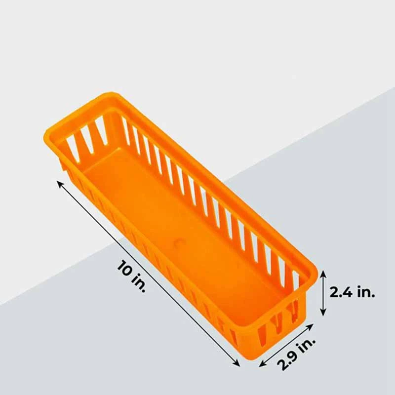 Classroom Pencil Organizer Pencil Basket or Crayon Basket, Variety Colors, Random Colors (10 Pack)
Classroom Pencil Organizer Pencil Basket or Crayon Basket, Variety Colors, Random Colors (10 Pack)