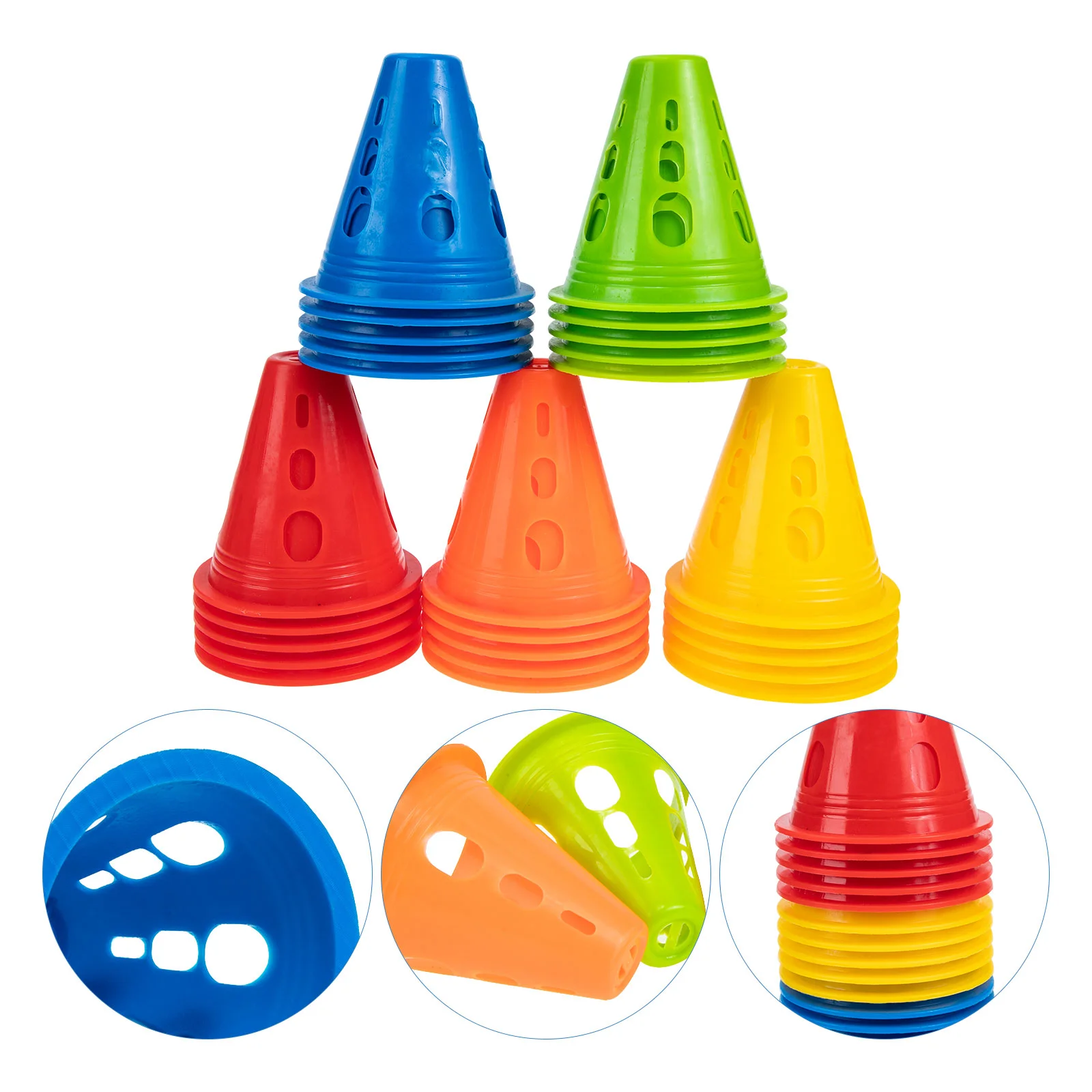 Cones Training Cone Marker Football Soccer Agility Skating Sports Practice Roller Numbered Obstacle Cup Markingtraffic Roadblock
Cones Training Cone Marker Football Soccer Agility Skating Sports Practice Roller Numbered Obstacle Cup Markingtraffic Roadblock