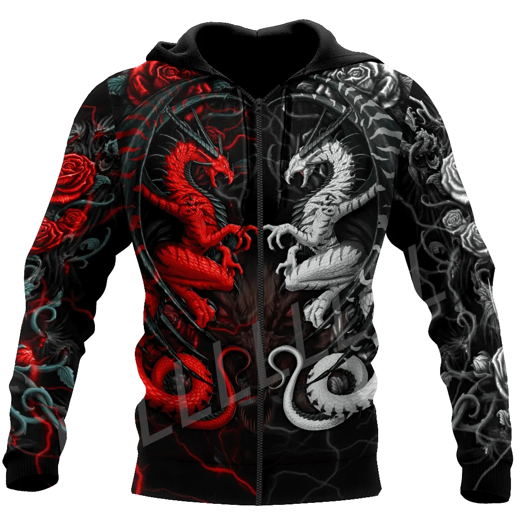Men's zipper hoodie 3D printing dragon element fashion sweater personality street home casual sports shirt oversized jacket 003
Men's zipper hoodie 3D printing dragon element fashion sweater personality street home casual sports shirt oversized jacket 003