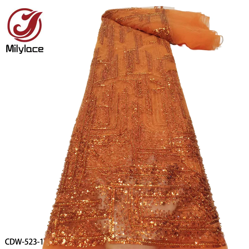 Hot-selling African French Tulle Net Lace Fabric with Sequins Decals for Nigerian Lace Fabric 2022 High Quality Lace CDW-523
Hot-selling African French Tulle Net Lace Fabric with Sequins Decals for Nigerian Lace Fabric 2022 High Quality Lace CDW-523