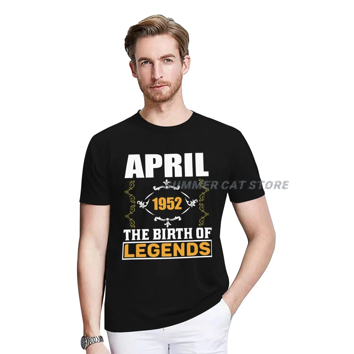 70th Birthday Gift April 1952 The Birth Of Legends t-Shirt For Men women Short Sleeve Plain Casual Fashion Clothes
70th Birthday Gift April 1952 The Birth Of Legends t-Shirt For Men women Short Sleeve Plain Casual Fashion Clothes