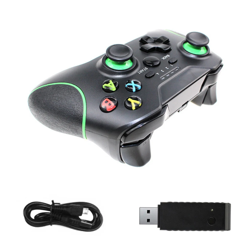 2.4G Wireless Game Controller 2.4G Dual Vibration Gamepad Joystick Replacement for Xbox One Replacement for PS3 PC Laptop
2.4G Wireless Game Controller 2.4G Dual Vibration Gamepad Joystick Replacement for Xbox One Replacement for PS3 PC Laptop