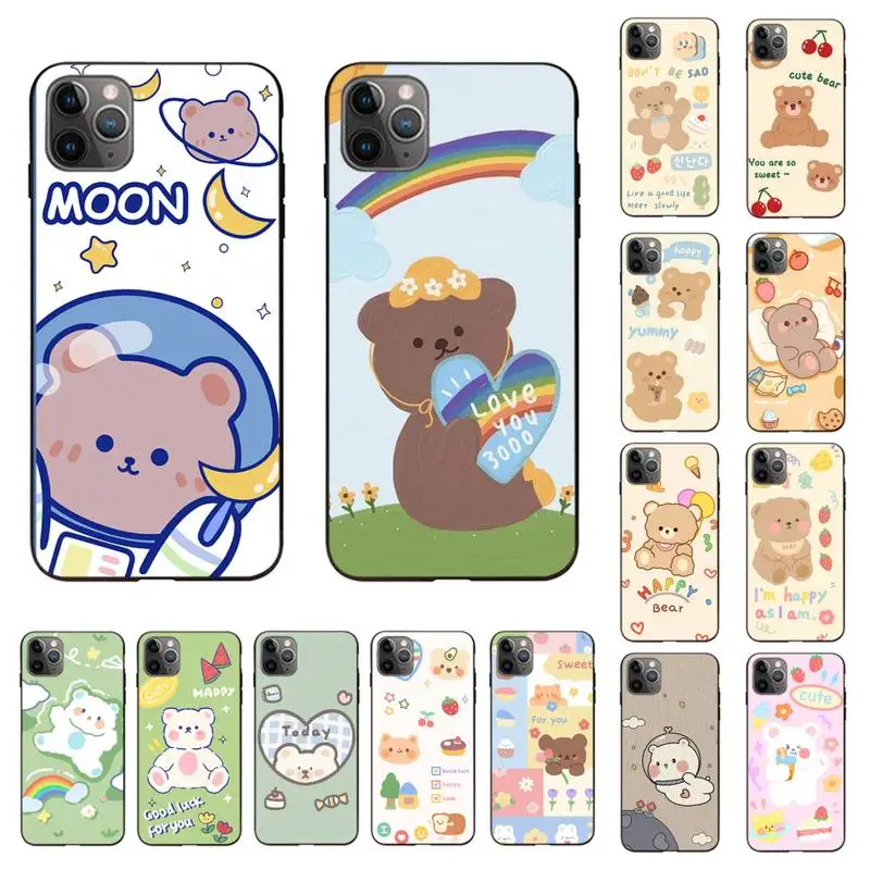 MaiYaCa Cartoon Painted Bear Phone Case for iPhone 11 12 13 mini pro XS MAX 8 7 6 6S Plus X 5S SE 2020 XR cover
MaiYaCa Cartoon Painted Bear Phone Case for iPhone 11 12 13 mini pro XS MAX 8 7 6 6S Plus X 5S SE 2020 XR cover