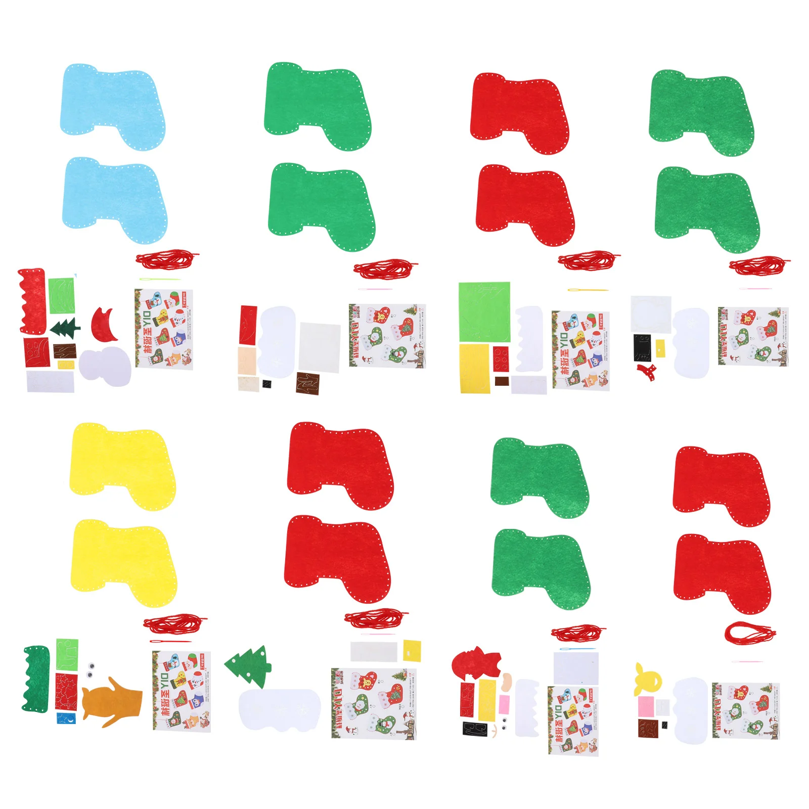 Christmas Stocking Sewing Kit Kindergarten DIY Material Kits Sock Education Supply Ornament Kids Toy
Christmas Stocking Sewing Kit Kindergarten DIY Material Kits Sock Education Supply Ornament Kids Toy