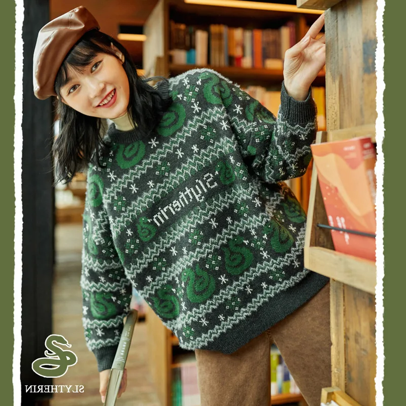 Winter Spring Women Sweater Cute Preppy Style Pullover Animal Sign Long Sleeve Knitted Top Clothes For School Femal Jumper
Winter Spring Women Sweater Cute Preppy Style Pullover Animal Sign Long Sleeve Knitted Top Clothes For School Femal Jumper
