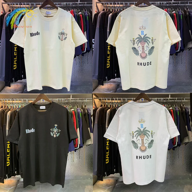 2023 Summer Coconut Crown Print RHUDE T-Shirts Men Women 1:1 Tags Hip Hop Loose Short Sleeve Rhude Tee Top
2023 Summer Coconut Crown Print RHUDE T-Shirts Men Women 1:1 Tags Hip Hop Loose Short Sleeve Rhude Tee Top