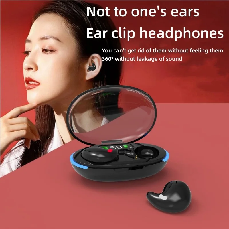 New Y17 Bluetooth Headset TWS Dual Ear Ultra-thin Ear Fitting Sleep Bone Conduction Wireless Mini Noise Reduction Universal 
New Y17 Bluetooth Headset TWS Dual Ear Ultra-thin Ear Fitting Sleep Bone Conduction Wireless Mini Noise Reduction Universal