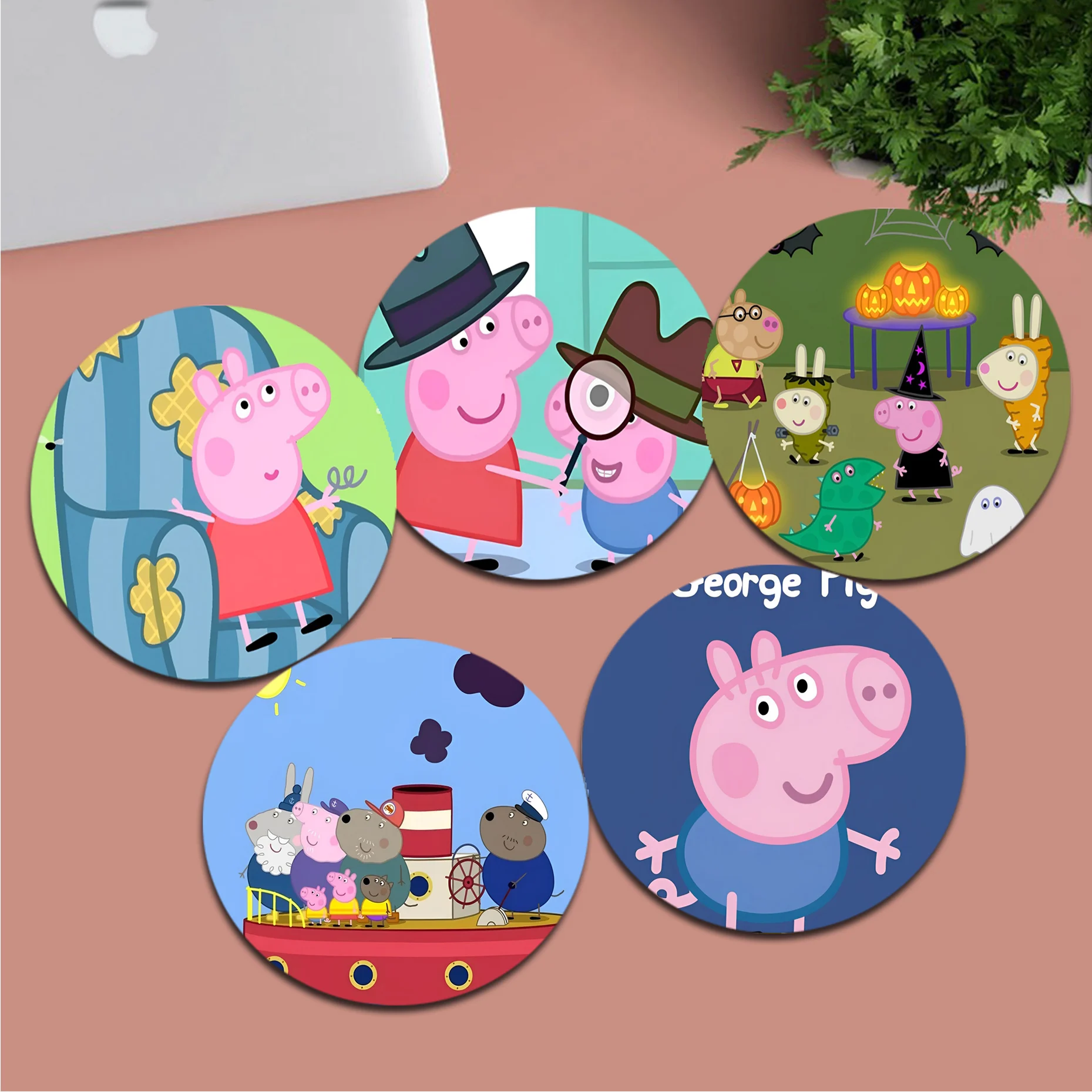 AAPEPPA-PIGs Mousepad Round Custom Skin Office Computer Keyboard Big Mouse Pad Laptop Cushion Non-slip Office Desk Accessories
AAPEPPA-PIGs Mousepad Round Custom Skin Office Computer Keyboard Big Mouse Pad Laptop Cushion Non-slip Office Desk Accessories