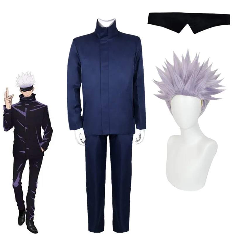 Jujutsu Kaisen Anime Gojo Satoru Cosplay Costumes Top Pants Halloween Party High School Uniform Set New
Jujutsu Kaisen Anime Gojo Satoru Cosplay Costumes Top Pants Halloween Party High School Uniform Set New