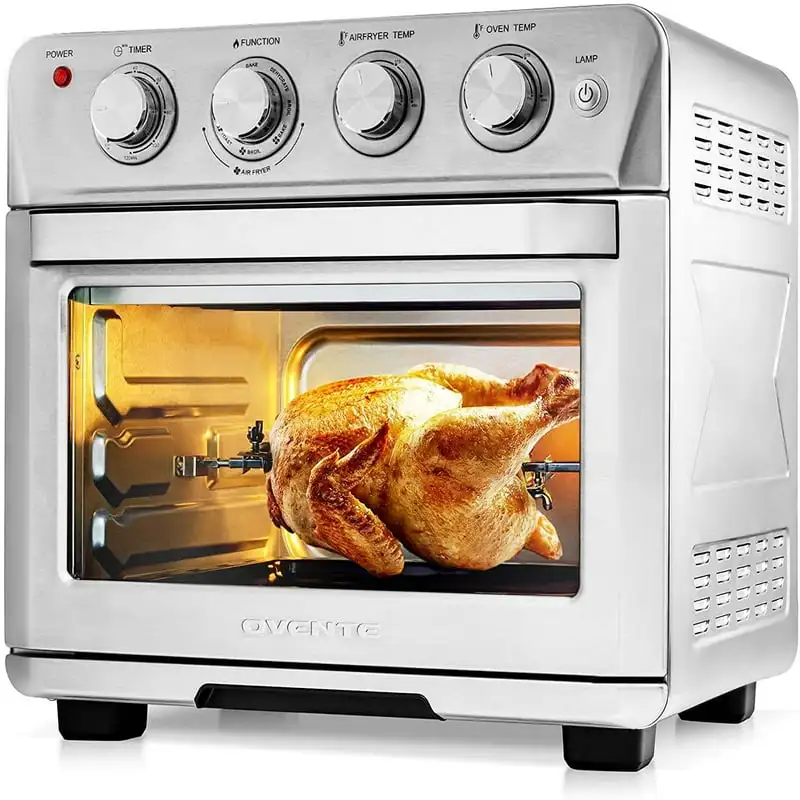 Air Fryer Toaster Oven 1700W Stainless Steel Countertop Convection Oven Combo 26 Qt Large Capacity with Accessories Perfect for
Air Fryer Toaster Oven 1700W Stainless Steel Countertop Convection Oven Combo 26 Qt Large Capacity with Accessories Perfect for