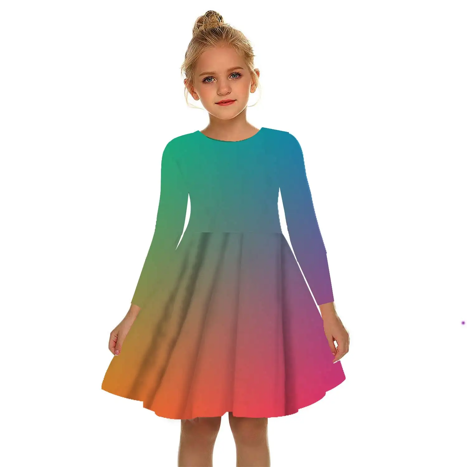 Summer Gradient 3D Print Color Girls Dress White Girl Princess Dress Irregular Tutu 2-17Y Pink Children Leisure kid Girl Dresses
Summer Gradient 3D Print Color Girls Dress White Girl Princess Dress Irregular Tutu 2-17Y Pink Children Leisure kid Girl Dresses