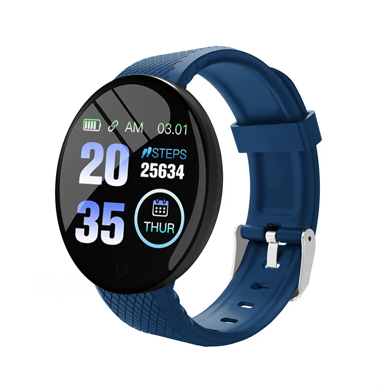 D18 Smart Bracelet Color Round Screen Heart Rate Blood Pressure Sleep Monitor Walking Exercise Fitness Smart Watch
D18 Smart Bracelet Color Round Screen Heart Rate Blood Pressure Sleep Monitor Walking Exercise Fitness Smart Watch