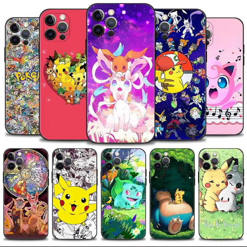 Cartoon Pokemon Eevee Pikachu Phone Case For Apple iPhone 14 13 12 11 Pro Max 13 12 Mini XS Max XR X 7 8 6 6S Plus Shell 
Cartoon Pokemon Eevee Pikachu Phone Case For Apple iPhone 14 13 12 11 Pro Max 13 12 Mini XS Max XR X 7 8 6 6S Plus Shell