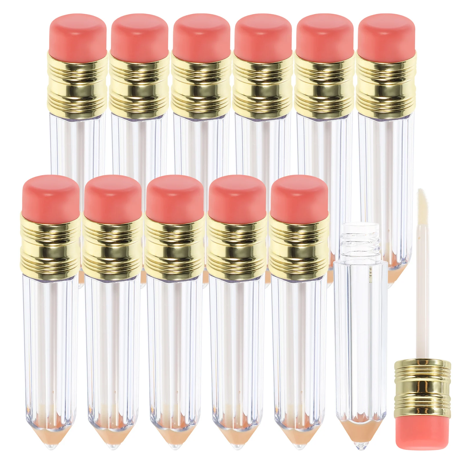 12 Pcs Refillable Tubes Container Sample Packing Lip Gloss Travel Balm Empty Makeup Women's
12 Pcs Refillable Tubes Container Sample Packing Lip Gloss Travel Balm Empty Makeup Women's