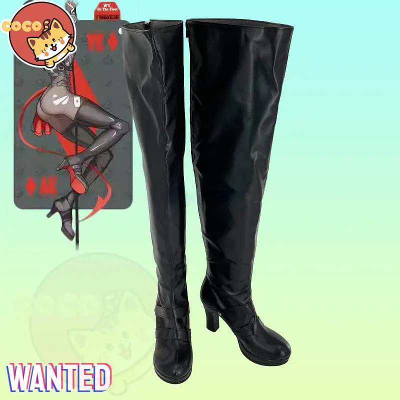 CoCos Game Arknights Wanted W Cosplay Shoes Game Cos Arknights Cosplay W Cosplay High Heels Black Boots for Cosplay Party
CoCos Game Arknights Wanted W Cosplay Shoes Game Cos Arknights Cosplay W Cosplay High Heels Black Boots for Cosplay Party