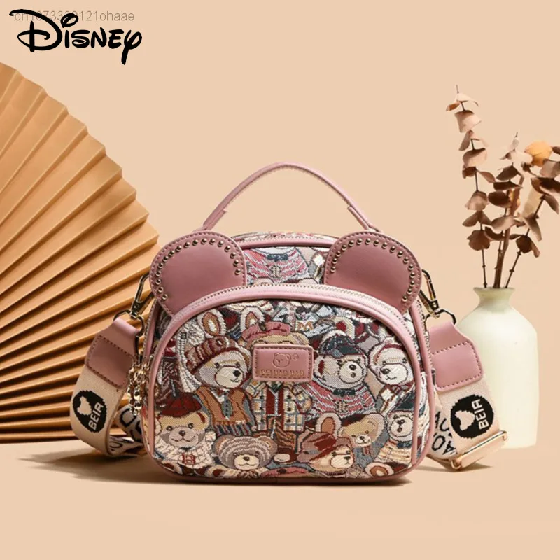 Женская сумка через плечо Disney Duffy Bear с мультяшным принтом, роскошная сумка Y2k, богемный стиль, новинка 2023, модная сумка-мессенджер на плечо
Женская сумка через плечо Disney Duffy Bear с мультяшным принтом, роскошная сумка Y2k, богемный стиль, новинка 2023, модная сумка-мессенджер на плечо