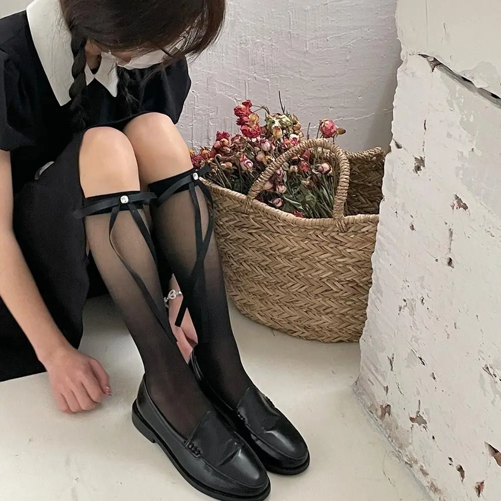 Bow Tie Ladies' Stockings Calf Socks Calf Pile Socks Balletcore Style Socks Harajuku Style Hosiery Women's Socks
Bow Tie Ladies' Stockings Calf Socks Calf Pile Socks Balletcore Style Socks Harajuku Style Hosiery Women's Socks