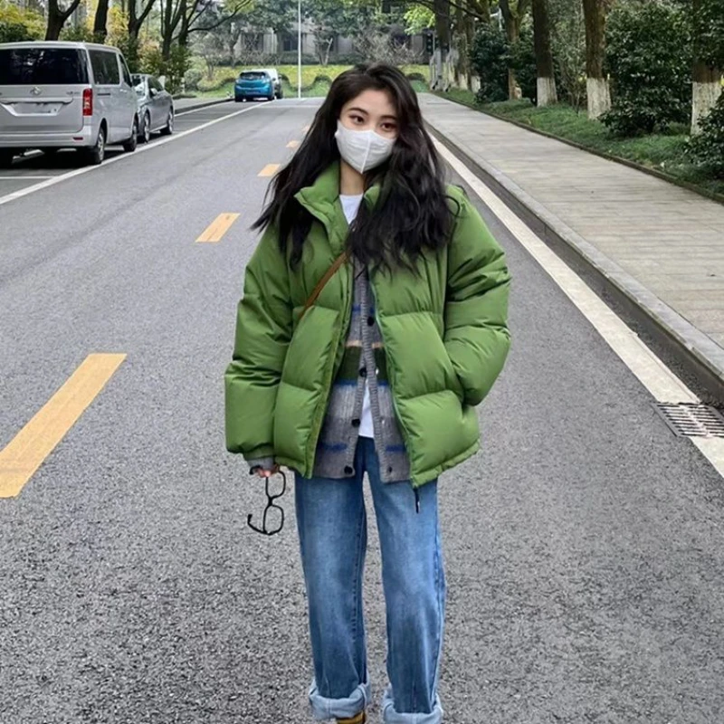 Winter Woman White Duck Down Jacket Stand Collar Female Fashion Thicken Warm Coats Ladies Casual Windbreaker Portable Coat G227
Winter Woman White Duck Down Jacket Stand Collar Female Fashion Thicken Warm Coats Ladies Casual Windbreaker Portable Coat G227