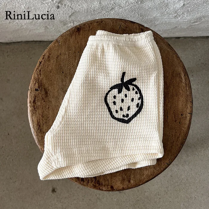 RiniLucia 2022 Summer New Children Boy Girl Cotton Waffle Loose Shorts Pant Toddler Baby Cute Strawberry Printed Pant
RiniLucia 2022 Summer New Children Boy Girl Cotton Waffle Loose Shorts Pant Toddler Baby Cute Strawberry Printed Pant