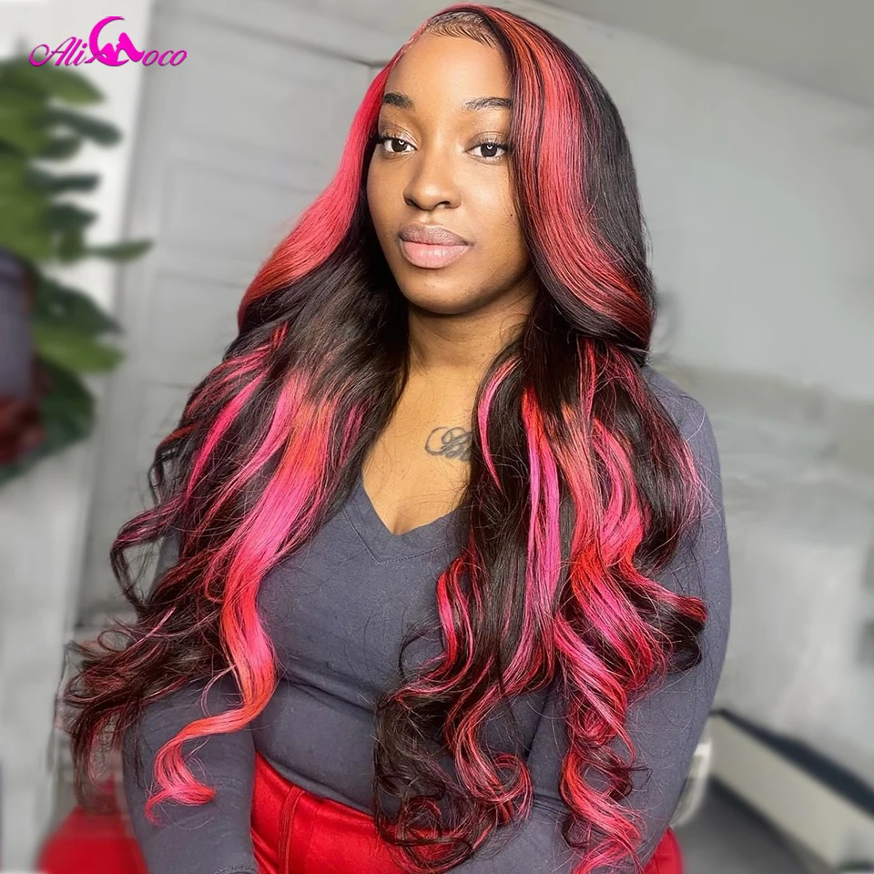 13x4 Highlight Pink Straight Lace Frontal Human Hair Wigs 30 Inches Lace Front Wig Pre Plucked 5x5 Closure Human Hair Wig Remy
13x4 Highlight Pink Straight Lace Frontal Human Hair Wigs 30 Inches Lace Front Wig Pre Plucked 5x5 Closure Human Hair Wig Remy
