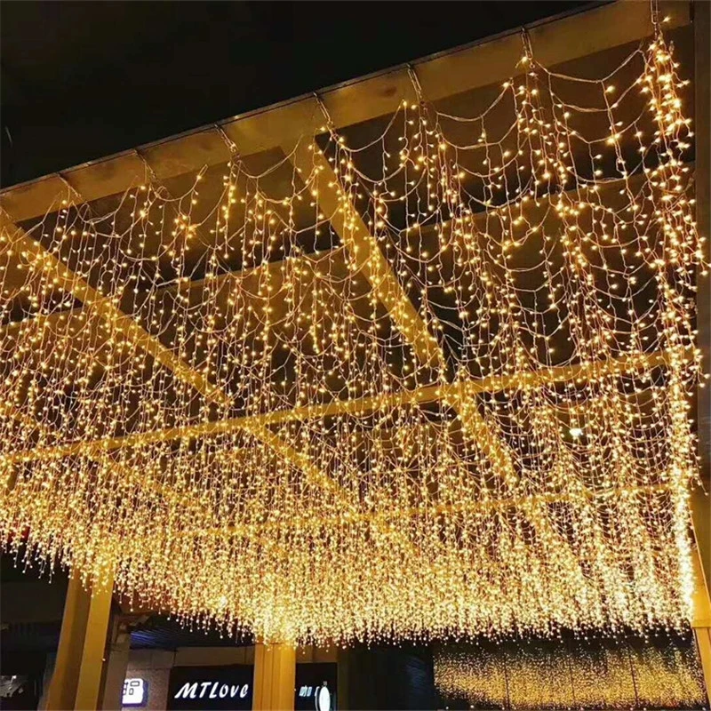 3M/4M/5M Christmas Garland LED Curtain Icicle String Lights Droop 0.6m/0.8m/1m/2m/3m New Year 2023 Decor Festoon Christmas Decor
3M/4M/5M Christmas Garland LED Curtain Icicle String Lights Droop 0.6m/0.8m/1m/2m/3m New Year 2023 Decor Festoon Christmas Decor