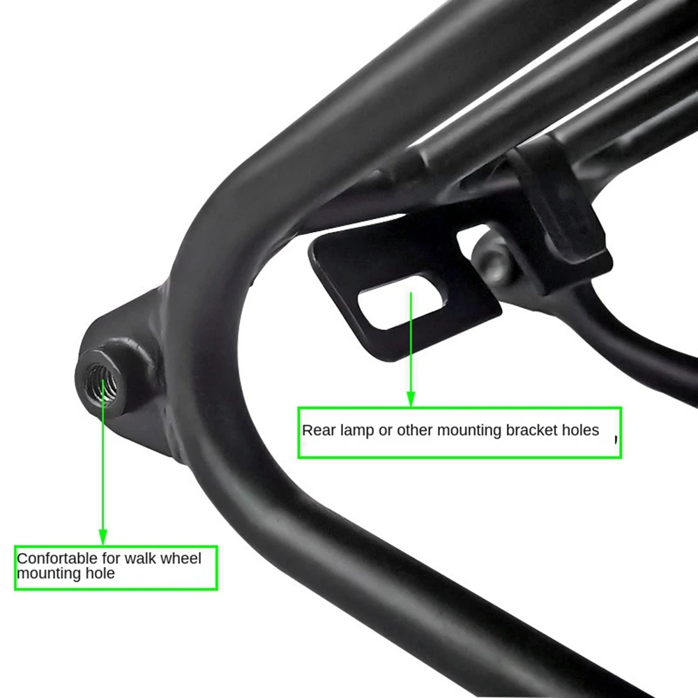 For Brompton Folding Bike Standard Rack for 3Sixty Brompton Standard Rear Rack Bicycle Shelf Accessories,Black 
For Brompton Folding Bike Standard Rack for 3Sixty Brompton Standard Rear Rack Bicycle Shelf Accessories,Black