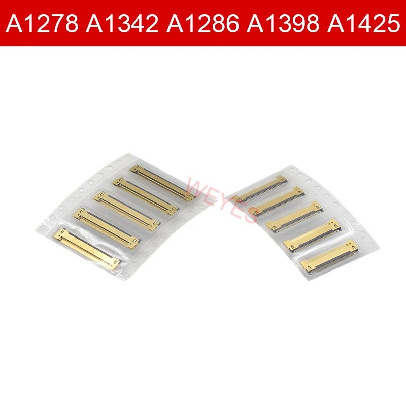 Оригинальный ЖК-кабель для светодиодного LVDS кабеля A1278 A1342 A1286 A1398 A1425 30Pin 5 шт. и 40Pin |