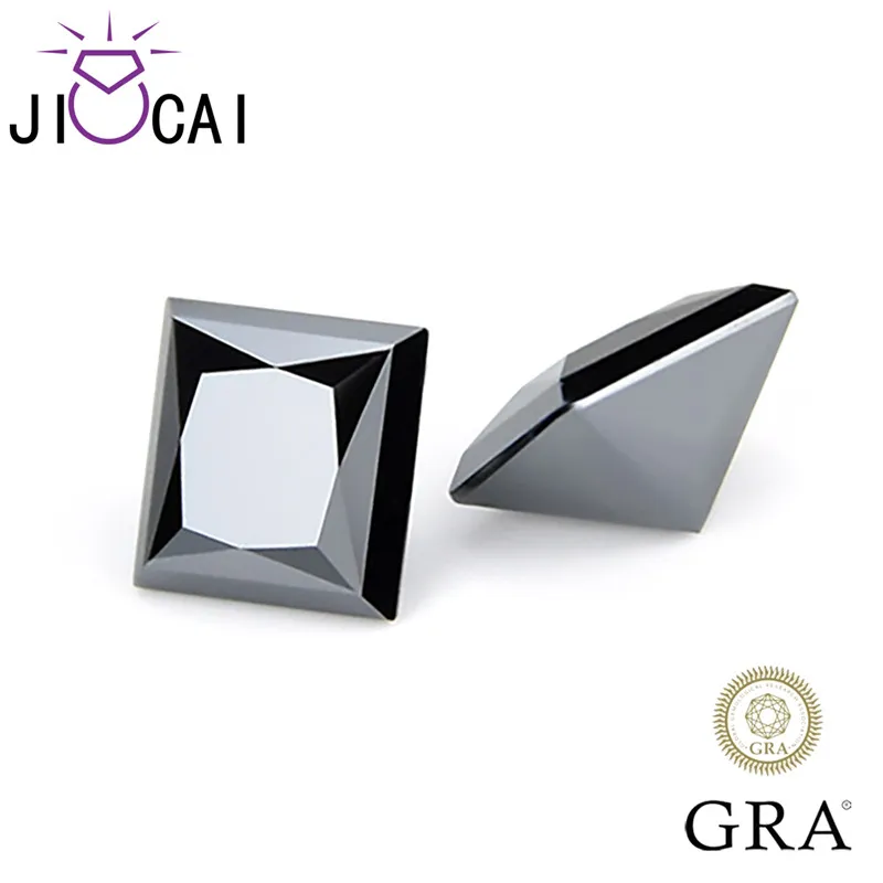 JICAI Black Color Princess Cut Real Moissanite Loose 0.5ct-8.0ct for Women Jewelry Gemstone Stones Material with GRA Certificate
JICAI Black Color Princess Cut Real Moissanite Loose 0.5ct-8.0ct for Women Jewelry Gemstone Stones Material with GRA Certificate