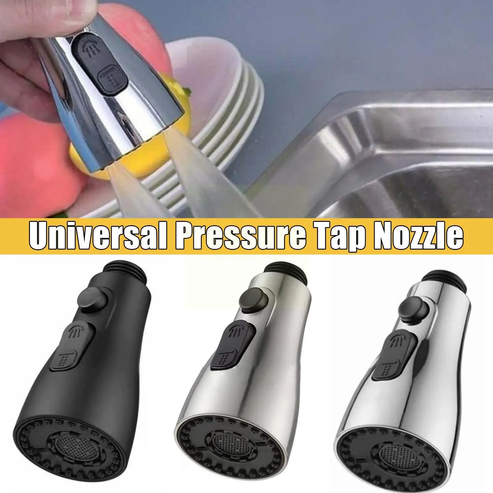 Universal Kitchen Water Faucet Pressure Abs Kitchen Out Water Pull Tap Parts Tap Nozzle Water Adapter Shower Saving Fa F1z8
Universal Kitchen Water Faucet Pressure Abs Kitchen Out Water Pull Tap Parts Tap Nozzle Water Adapter Shower Saving Fa F1z8