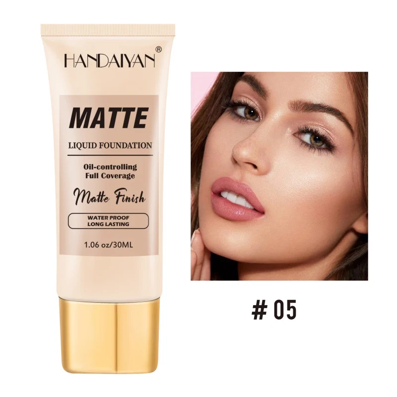 30ml Matte Liquid Foundation Oil Control Full Coverage Concealer Long Lasting Makeup Waterproof Maquiagem Beauty Health 8 Colors
30ml Matte Liquid Foundation Oil Control Full Coverage Concealer Long Lasting Makeup Waterproof Maquiagem Beauty Health 8 Colors