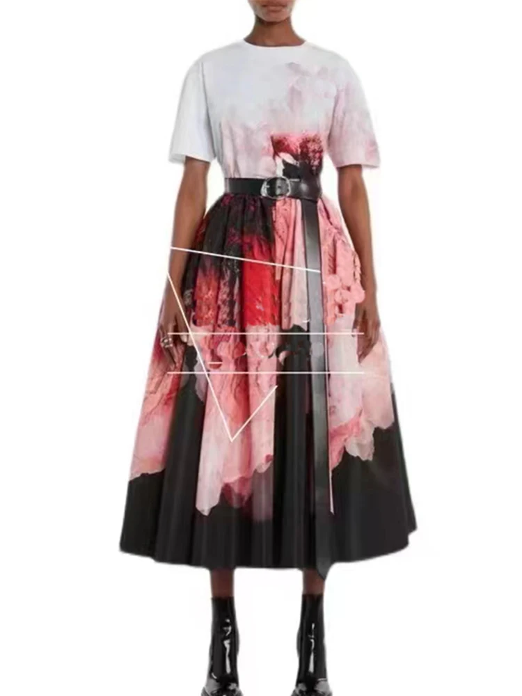 Fashion Runway 2022 Summer 100% Cotton Skirt Women Positioning Printed Elegant Full High Waist Casual
Fashion Runway 2022 Summer 100% Cotton Skirt Women Positioning Printed Elegant Full High Waist Casual