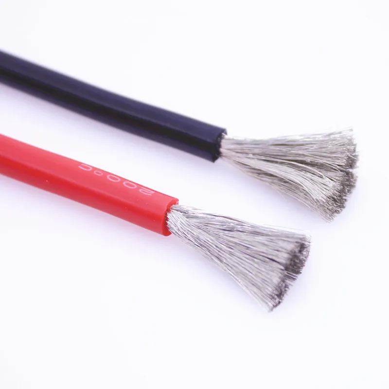 2M Heat-resistant Silicone Wire 14AWG 15 16 18 20 22 24 26AWG 17 18 20 AWG High Temperature 200 ° C Cold Resistance -60 °
2M Heat-resistant Silicone Wire 14AWG 15 16 18 20 22 24 26AWG 17 18 20 AWG High Temperature 200 ° C Cold Resistance -60 °