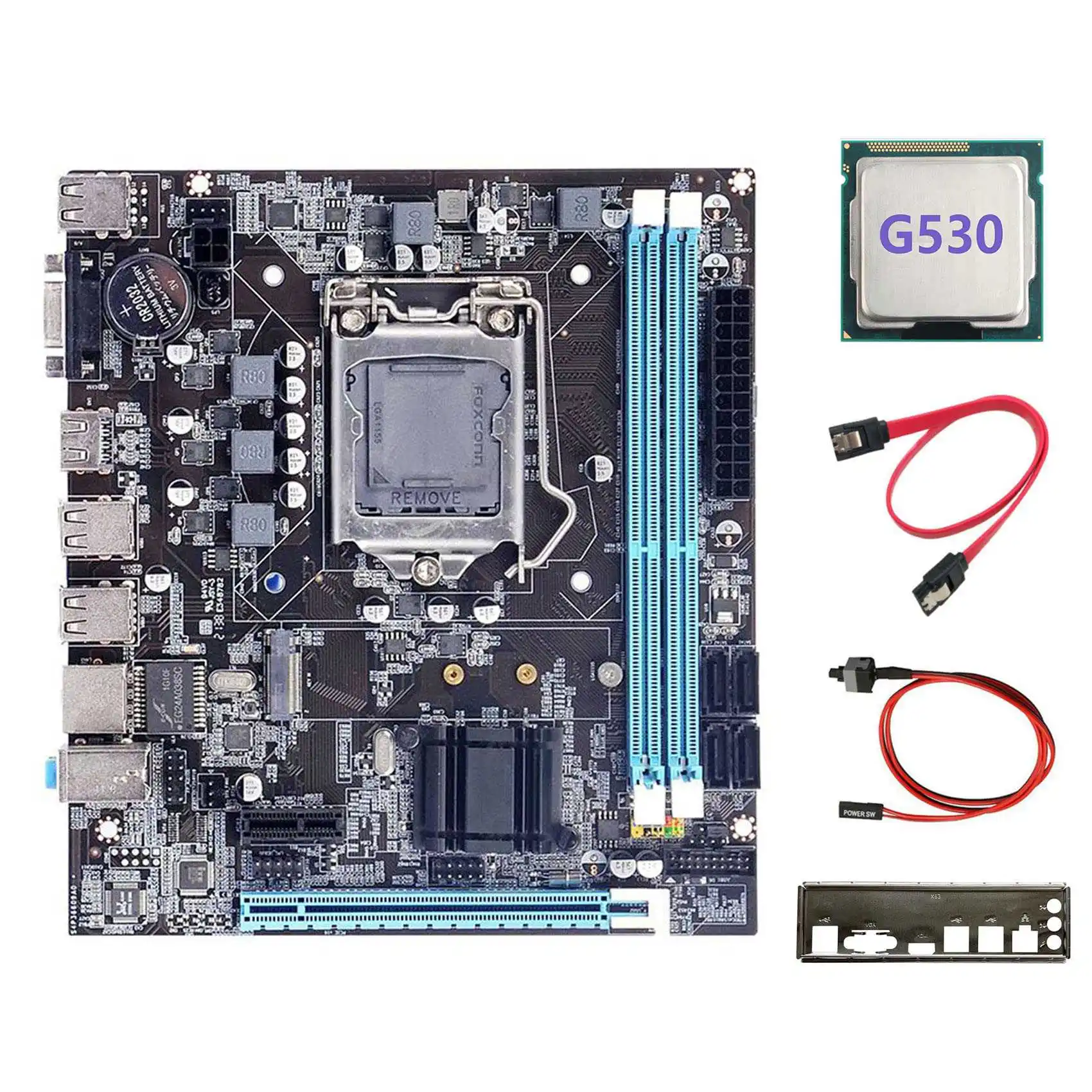 Материнская плата H61 + процессор G530 + кабель SATA + кабель переключателя + перегородка LGA1155 M.2 NVME DDR3 для офиса для материнской платы PUBG CF LOL
Материнская плата H61 + процессор G530 + кабель SATA + кабель переключателя + перегородка LGA1155 M.2 NVME DDR3 для офиса для материнской платы PUBG CF LOL
