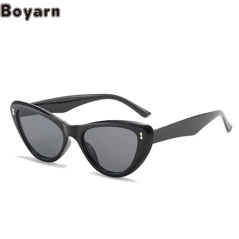 Boyarn New Cat Eye Sunglasses Steampunk Fashion Rice Nails Colorful Candy Shades Same Sunglasses Women
Boyarn New Cat Eye Sunglasses Steampunk Fashion Rice Nails Colorful Candy Shades Same Sunglasses Women