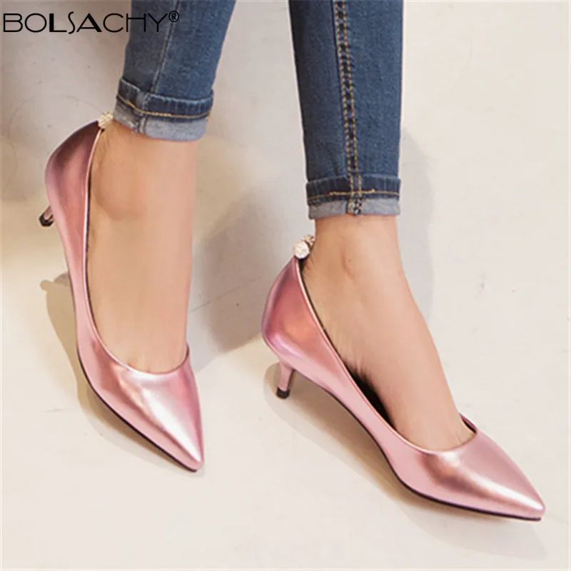 High Heel 5.5cm Pumps Classic Women's Plus Size 32-43 Pointed Toe Fashion Bead Decoration Ladies Casual OL Design Stiletto Shoes
High Heel 5.5cm Pumps Classic Women's Plus Size 32-43 Pointed Toe Fashion Bead Decoration Ladies Casual OL Design Stiletto Shoes